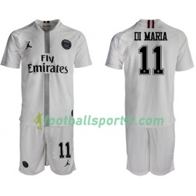 Tenue Paris Saint Germain Di Maria 11 Jordan Blanc Enfant Troisieme 2018-2019 Maillot de Foot